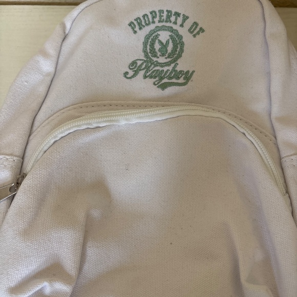 Pacsun x Playboy Mini Backpack White - Picture 2 of 6